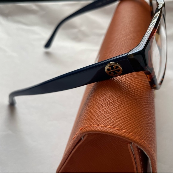 Tory Burch Eyeglasses Frames TY 2098 1757 Blue Brown Tortoise Square 50-18-140 - Picture 16 of 16